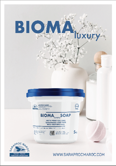 BIOMA LUXURY SOAP MELT AND POUR FULL CARE: Base de savon transparente BIOMA LUXURY SOAP MELT AND POUR FULL CARE: Base de savon transparente