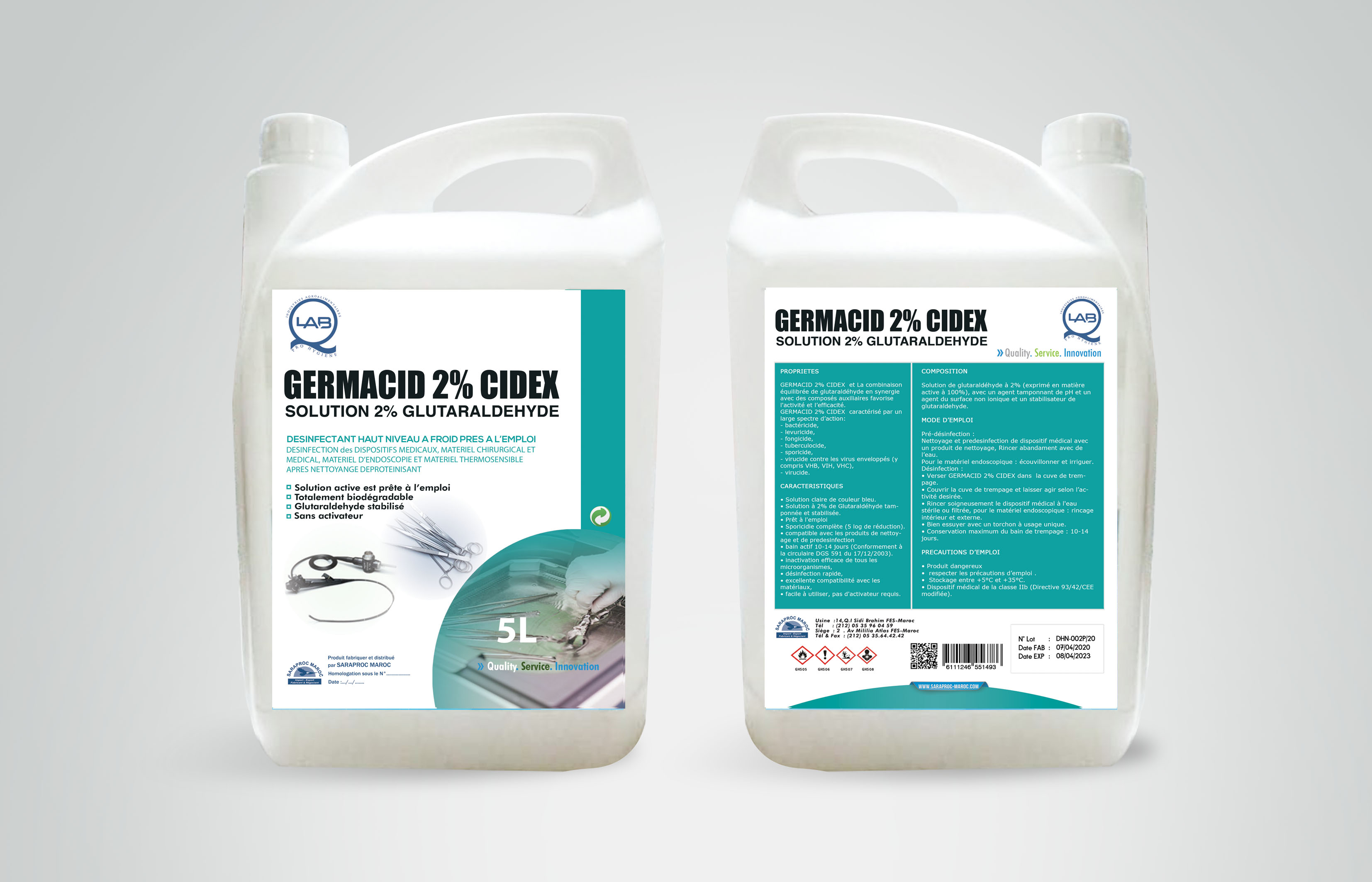 GERMACID 2% CIDEX SOLUTION ( En cours d'autorisation )